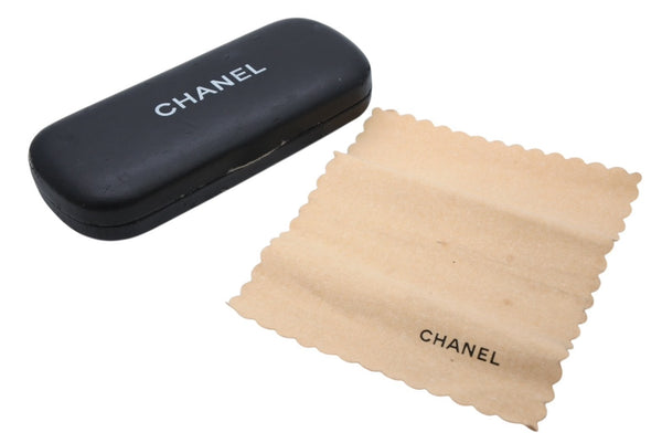 極美品 CHANEL シャネル スクエア サングラス アイウェア 09615 94305 サイズ37□25 ココマーク ブラック 中古 4b010765