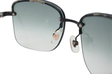 Load image into Gallery viewer, GUCCI グッチ サングラス GGロゴ リムレス アイウェア イタリア製 アセテート メタル ブラック シルバー金具 美品 中古 4b010778