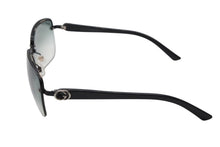 Load image into Gallery viewer, GUCCI グッチ サングラス GGロゴ リムレス アイウェア イタリア製 アセテート メタル ブラック シルバー金具 美品 中古 4b010778