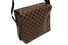 画像をギャラリービューアに読み込む, 極美品 LOUIS VUITTON ルイヴィトン ナヴィグリオ ショルダーバッグ N45255 ブラウン ダミエキャンバス 中古 4b010779