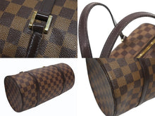 画像をギャラリービューアに読み込む, 極美品 LOUIS VUITTON ルイヴィトン パピヨン30 ハンドバッグ ダミエキャンバス N51303 ブラウン ゴールド金具 中古 4b010780