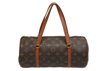 画像をギャラリービューアに読み込む, LOUIS VUITTON ルイヴィトン パピヨン30 ハンドバッグ モノグラムキャンバス N51303 ブラウン ゴールド金具 美品 中古 4b010781