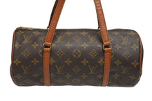 画像をギャラリービューアに読み込む, LOUIS VUITTON ルイヴィトン パピヨン30 ハンドバッグ モノグラムキャンバス N51303 ブラウン ゴールド金具 美品 中古 4b010781