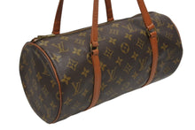 画像をギャラリービューアに読み込む, LOUIS VUITTON ルイヴィトン パピヨン30 ハンドバッグ モノグラムキャンバス N51303 ブラウン ゴールド金具 美品 中古 4b010781