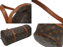 画像をギャラリービューアに読み込む, LOUIS VUITTON ルイヴィトン パピヨン30 ハンドバッグ モノグラムキャンバス N51303 ブラウン ゴールド金具 美品 中古 4b010781
