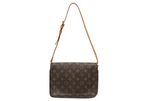 画像をギャラリービューアに読み込む, LOUIS VUITTON ルイヴィトン ミュゼットタンゴ ショルダーバック M51257 モノグラム ブラウン 美品 中古 4b010782