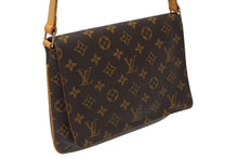 画像をギャラリービューアに読み込む, LOUIS VUITTON ルイヴィトン ミュゼットタンゴ ショルダーバック M51257 モノグラム ブラウン 美品 中古 4b010782