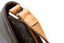画像をギャラリービューアに読み込む, LOUIS VUITTON ルイヴィトン ミュゼットタンゴ ショルダーバック M51257 モノグラム ブラウン 美品 中古 4b010782