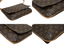 画像をギャラリービューアに読み込む, LOUIS VUITTON ルイヴィトン ミュゼットタンゴ ショルダーバック M51257 モノグラム ブラウン 美品 中古 4b010782