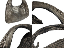 画像をギャラリービューアに読み込む, 極美品 BOTTEGAVENETA ボッテガヴェネタ アルマトゥラ ワンショルダーバッグ 115654 V0041 1203 メタリックゴールド シルバー金具 中古 4b010785