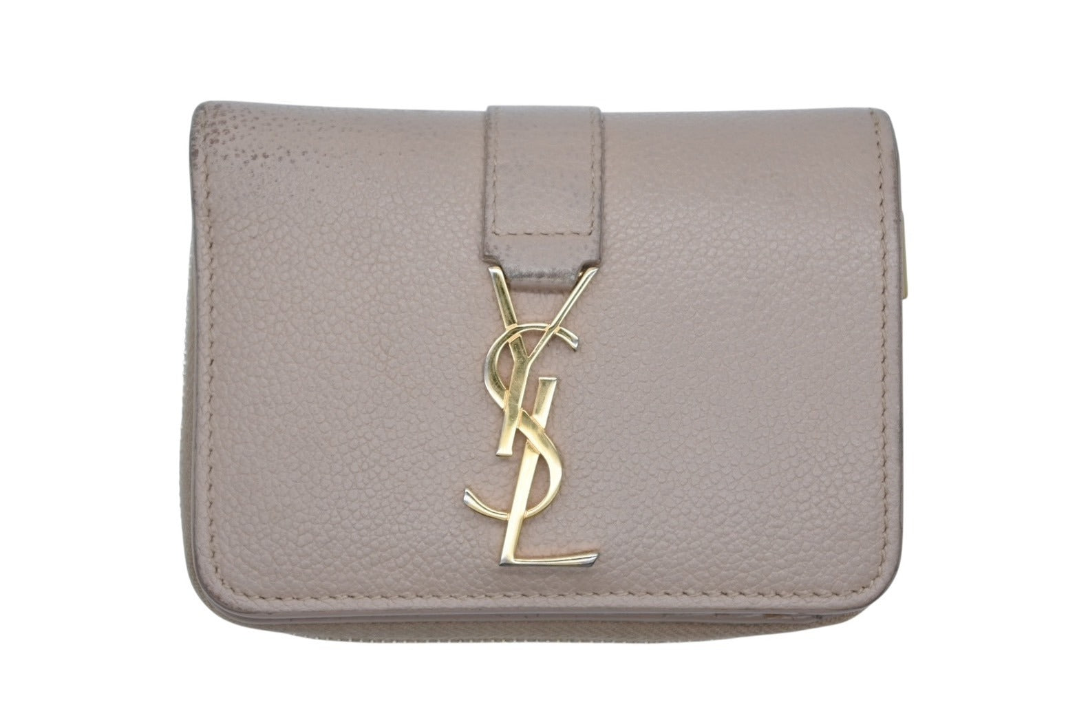 【希少】サンローラン カサンドラ ゴールド 金具 ラウンド 長財布 シルバー 希少✨ サンローラン 長財布 カサンドラ ラウンドファスナー ライト