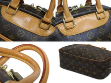 画像をギャラリービューアに読み込む, LOUIS VUITTON ルイヴィトン ハンドバッグ M42228 トゥルーヴィル モノグラム ブラウン ゴールド金具 美品 中古 4b010792