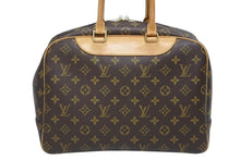 画像をギャラリービューアに読み込む, LOUIS VUITTON ルイヴィトン モノグラム ドーヴィル ハンドバッグ M47270 ブラウン ロゴ 鞄 良品 中古 4b010794