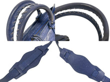 画像をギャラリービューアに読み込む, BALENCIAGA バレンシアガ ザシティ 2WAY ハンドバッグ 115748 レザー ブルー ゴールド金具 良品 中古 4b010798