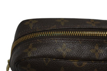 Load image into Gallery viewer, LOUIS VUITTON ルイヴィトン トゥルーストワレット23 コスメポーチ クラッチバッグ ポーチ モノグラム ブラウン 良品 中古 4b010807