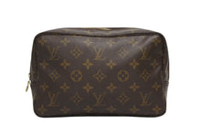 Load image into Gallery viewer, LOUIS VUITTON ルイヴィトン トゥルーストワレット23 コスメポーチ クラッチバッグ ポーチ モノグラム ブラウン 良品 中古 4b010807