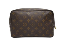 Load image into Gallery viewer, LOUIS VUITTON ルイヴィトン トゥルーストワレット23 コスメポーチ クラッチバッグ ポーチ モノグラム ブラウン 良品 中古 4b010807