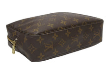 Load image into Gallery viewer, LOUIS VUITTON ルイヴィトン トゥルーストワレット23 コスメポーチ クラッチバッグ ポーチ モノグラム ブラウン 良品 中古 4b010807