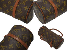 Load image into Gallery viewer, LOUIS VUITTON ルイヴィトン モノグラム 旧 パピヨン22 ハンドバッグ M51367 ブラウン PVC レザー ゴールド金具 良品 中古 4b010815