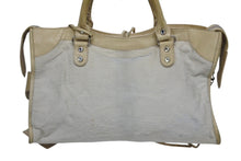 画像をギャラリービューアに読み込む, BALENCIAGA バレンシアガ ザ ファースト ハンドバッグ ショルダーバッグ 115748 アイボリー ハラコ レザー シルバー金具 美品 中古 4b010821