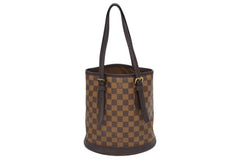 LOUIS VUITTON ルイヴィトン ダミエ マレ ショルダーバッグ ポーチ付き ブラウン ゴールド金具 ロゴ N42240 美品 中古 4b010823