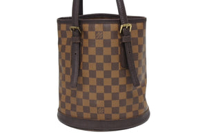LOUIS VUITTON ルイヴィトン ダミエ マレ ショルダーバッグ ポーチ付き ブラウン ゴールド金具 ロゴ N42240 美品 中古 4b010823
