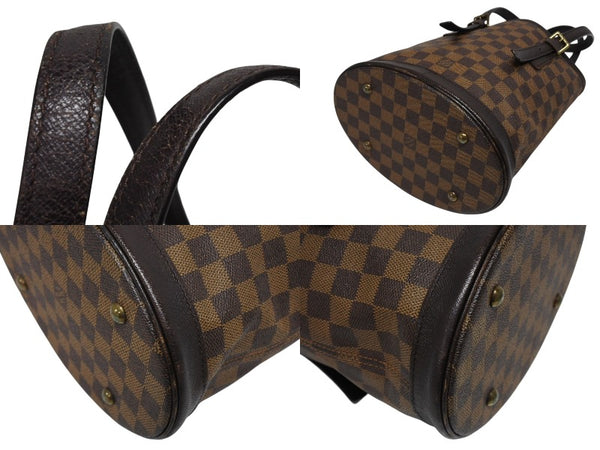 LOUIS VUITTON ルイヴィトン ダミエ マレ ショルダーバッグ ポーチ付き ブラウン ゴールド金具 ロゴ N42240 美品 中古 4b010823