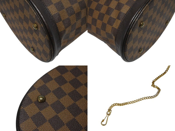 LOUIS VUITTON ルイヴィトン ダミエ マレ ショルダーバッグ ポーチ付き ブラウン ゴールド金具 ロゴ N42240 美品 中古 4b010823