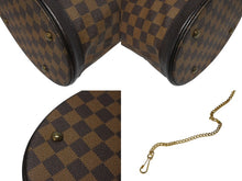 画像をギャラリービューアに読み込む, LOUIS VUITTON ルイヴィトン ダミエ マレ ショルダーバッグ ポーチ付き ブラウン ゴールド金具 ロゴ N42240 美品 中古 4b010823