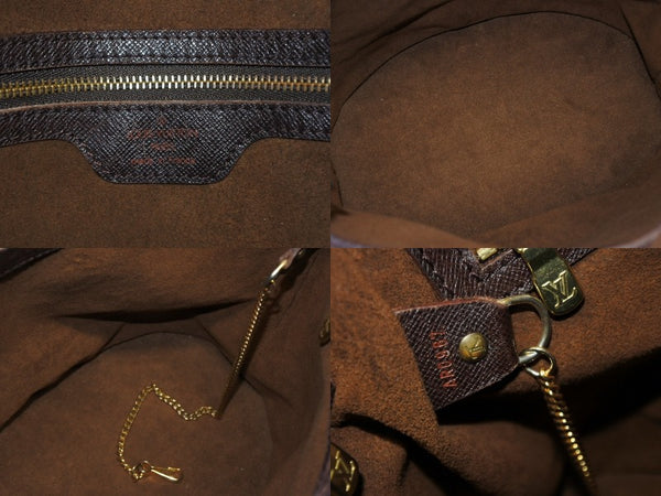 LOUIS VUITTON ルイヴィトン ダミエ マレ ショルダーバッグ ポーチ付き ブラウン ゴールド金具 ロゴ N42240 美品 中古 4b010823