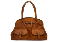 Load image into Gallery viewer, 極美品 Christian Dior クリスチャンディオール マイディオール ハンドバッグ 05-MA-0096 ブラウン レザー シルバー金具 中古 4b010832