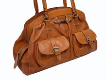 Load image into Gallery viewer, 極美品 Christian Dior クリスチャンディオール マイディオール ハンドバッグ 05-MA-0096 ブラウン レザー シルバー金具 中古 4b010832