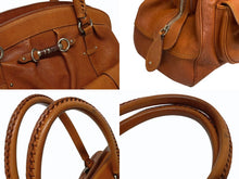 Load image into Gallery viewer, 極美品 Christian Dior クリスチャンディオール マイディオール ハンドバッグ 05-MA-0096 ブラウン レザー シルバー金具 中古 4b010832