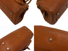 Load image into Gallery viewer, 極美品 Christian Dior クリスチャンディオール マイディオール ハンドバッグ 05-MA-0096 ブラウン レザー シルバー金具 中古 4b010832