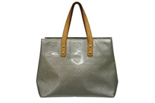 画像をギャラリービューアに読み込む, LOUIS VUITTON ルイヴィトン リードPM モノグラムヴェルニ ハンドバッグ ブルー系 M91145 ゴールド金具 良品 中古 4b010835