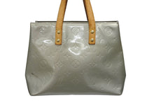 画像をギャラリービューアに読み込む, LOUIS VUITTON ルイヴィトン リードPM モノグラムヴェルニ ハンドバッグ ブルー系 M91145 ゴールド金具 良品 中古 4b010835