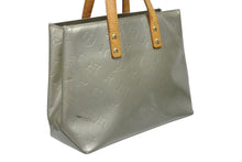 画像をギャラリービューアに読み込む, LOUIS VUITTON ルイヴィトン リードPM モノグラムヴェルニ ハンドバッグ ブルー系 M91145 ゴールド金具 良品 中古 4b010835