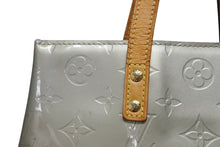 画像をギャラリービューアに読み込む, LOUIS VUITTON ルイヴィトン リードPM モノグラムヴェルニ ハンドバッグ ブルー系 M91145 ゴールド金具 良品 中古 4b010835