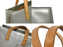 画像をギャラリービューアに読み込む, LOUIS VUITTON ルイヴィトン リードPM モノグラムヴェルニ ハンドバッグ ブルー系 M91145 ゴールド金具 良品 中古 4b010835