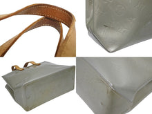 画像をギャラリービューアに読み込む, LOUIS VUITTON ルイヴィトン リードPM モノグラムヴェルニ ハンドバッグ ブルー系 M91145 ゴールド金具 良品 中古 4b010835