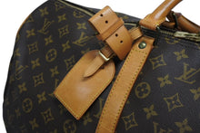 画像をギャラリービューアに読み込む, LOUIS VUITTON ルイヴィトン キーポル50 ボストンバッグ M41426 モノグラム PVC レザー モノグラム ゴールド金具 良品 中古 4b010838