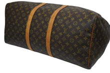 画像をギャラリービューアに読み込む, LOUIS VUITTON ルイヴィトン キーポル50 ボストンバッグ M41426 モノグラム PVC レザー モノグラム ゴールド金具 良品 中古 4b010838