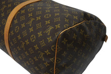 画像をギャラリービューアに読み込む, LOUIS VUITTON ルイヴィトン キーポル50 ボストンバッグ M41426 モノグラム PVC レザー モノグラム ゴールド金具 良品 中古 4b010838