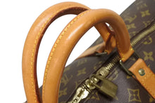 画像をギャラリービューアに読み込む, LOUIS VUITTON ルイヴィトン キーポル50 ボストンバッグ M41426 モノグラム PVC レザー モノグラム ゴールド金具 良品 中古 4b010838