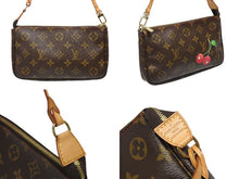 画像をギャラリービューアに読み込む, 極美品 LOUIS VUITTON ルイヴィトン モノグラム チェリー ポシェットアクセソワール アクセサリーポーチ 村上隆 M95008 中古 4b010846