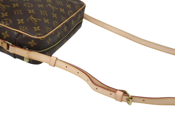 新品同様品 LOUIS VUITTON ルイヴィトン モノグラム トロカデロ27 ショルダーバッグ M51274 PVC ヌメ革 ブラウン ゴールド金具 中古 4b010849