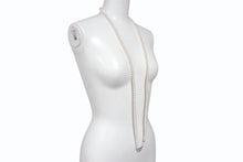 Load image into Gallery viewer, 新品未使用 CHROME HEARTS クロムハーツ × ミキモト パール ネックレス MIKIMOTO CH PLUS PEARL NECKLACE K18 中古 4b010858