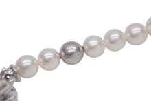 Load image into Gallery viewer, 新品未使用 CHROME HEARTS クロムハーツ × ミキモト パール ネックレス MIKIMOTO CH PLUS PEARL NECKLACE K18 中古 4b010858