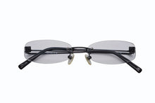 Load image into Gallery viewer, CHANEL シャネル リムレス 眼鏡 メガネ アイウェア 2123T c.101 サイズ53□16 135 度入り ココマーク ブラック 美品 中古 4b010863
