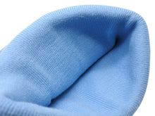 画像をギャラリービューアに読み込む, CHROME HEARTS クロムハーツ ニット帽 セメタリークロス ビーニー アクリル ブルー オレンジ 美品 中古 4b010870